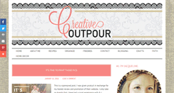 Desktop Screenshot of creativeoutpour.com